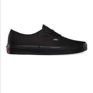 Authentic Black Vans